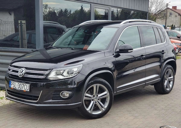 Volkswagen Tiguan cena 63900 przebieg: 143891, rok produkcji 2014 z Oborniki małe 562